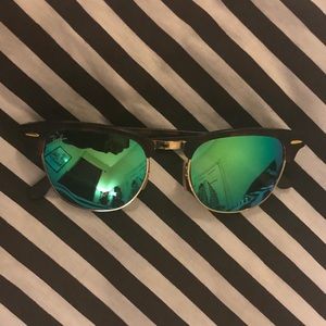 Ray Ban Sunglasses- Iridescent Green Lens